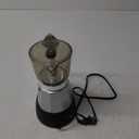 Imusa 6 or 3cup Electric Espresso Maker, Silver