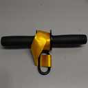 VAIIO Forearm Strengthener and Wrist Roller with Quick Locking Mechanism - Durable PVC Anti-Slip Grip Handles - Perfect for Men and Women - Ideal for Hand, Wrist, and Forearm Strength Training (Yellow)