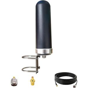 Omni Directional 5G 4G LTE 2.4GHz 5.8GHz WiFi Hotspot Cellular Antennas Outdoor High Gain 10dBi Wideband 698-6000MHz Antenne for Routers/Modem/Signal Boosters