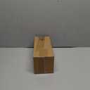 Ceramic Orange Juice Vase, 8.7-Inch Tall Modern Flower Vase with Unique Simulated Beverage Carton Design, Eclectic Vases for Flowers, Round Aesthetic Table Decor Art Vase