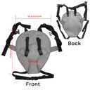 Baby Travel Essential Harness Seat, Portable Travel High Chairs for Babies/Toddlers, Baby Highchair Seat, Toddler Booster Seat for Dining Table, Baby Travel Gear Must Have
