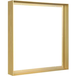 DIY Metal Canvas Frame for 18x24 Canvas Paintings, 1.5" Deep Modern Floater Frame for Oil Paintings, Portrait Landscape Wall Art Decor (Gold)