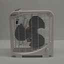 Box Fan, 9 inch 2 Speeds Table Fan with Strong Airflow, Portable Tabletop Fan for Bedroom, Bathroom, Kitchen (Standard)