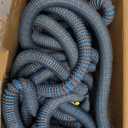 100FT Garden Hose -2026 Newly Upgraded Expandable Garden Hoses with 10 Function Spray Nozzle, Extra Strength Fabric, Pure Brass 3/4'' Fittings, Leak-Proof, Lightweight, Kink-Free Hose(Gray Blue)