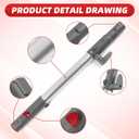 Vacuum Extension Wand Replacement Parts Compatible With Shark Navigator Lift-Away NV360,NV350, NV351, NV352, NV355, NV356e, NV357, NV358,NV390, NV391, NV392,UV440 Vacuum Cleaner Attachment