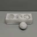 Creative Scents White Marble Look SMALL 2.75 Decorative Balls for Bowls  Set of 3 Decorative Orbs Spheres for Coffee Table Centerpiece, Dining Table, Living Room - Modern Bowl Fillers for Home Dcor