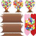 Hungdao 660 Pieces 3D Love Heart Tree Foam Stickers Craft Set DIY Valentine's Day Foam Tree of Heart Self Adhesive for Family Activity Art Project Wedding Valentines Mother's Day(Multicolor)