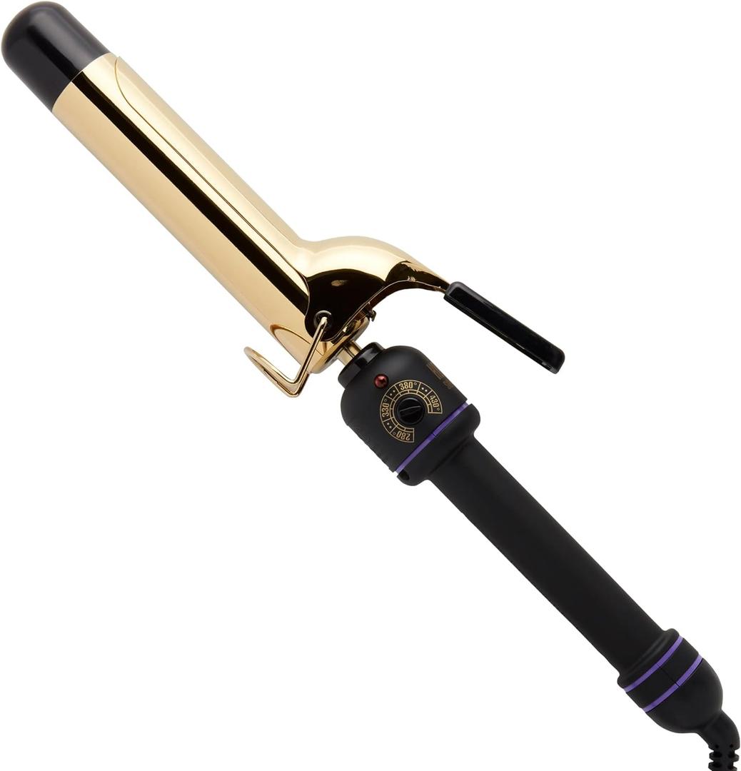 Hot Tools 1 1/4" Curling Iron for Beginners | Long-Lasting Results, Defined Curls and Easy to Use with Temperature Control for All Hair Types up to 430 (1.25 Inch (Pack of 1))