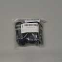 DcOaGt Waterproof Dog Shoes for Small Medium Large Puppy with Reflective Straps Rugged Anti-Slip Sole, Dog Boots Paw Protectors Dog Booties for Hot Pavement Winter Snow Rain Hiking 4PCS Black (Size 1:for paw width 0-1.8 inches (Pack of 4))