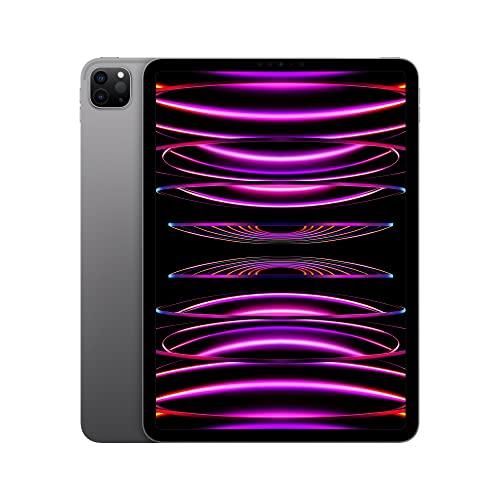 Apple iPad Pro 11-inch (4th Generation): with M2 chip, Liquid Retina Display, 512GB, Wi-Fi 6E, 12MP front/12MP and 10MP Back Cameras, Face ID, All-Day Battery Life – Space Gray