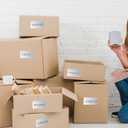 3 x 5 Inch 250Pcs Rectangle Color Coding Stickers,Strong Adhesion Easy to Write Label for Moving,Box Organization,Inventory,Business,Silver