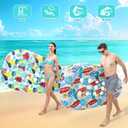 2 Pack Pool Floats Lounger, Instaywell Pool Floats Adult Heavy Duty, Pool Rafts Floaties Water Hammock Tanning Floating Pool Party Toys for Swimming Pool Summertime Beach Outdoor