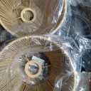 Rattan Floor Lamp, 68in. Boho Floor Lamps with Natural Shade, 3-Light Tree Lamp for Coastal, Beach or Bohemian Style Decor, E26 Socket, On/Off Footswitch Lamp for Living room, Bedroom (Bohemian-Black)