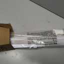 LazBlinds No Tools No Drill 1" Vinyl Mini Blinds, Cordless Blinds for Windows, Light Filtering Horizontal Window Blinds & Shades, 33" W x 36" H, White