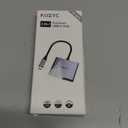 USB C to Dual HDMI Adapter 4K@60hz, Type C to HDMI Splitter Extended Display for MacBook/MacBook Pro Air Dell XPS13/15, Samsung Galaxy S9/S9+ [MST Mode (Extended displays) Only for Win OS]