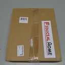 FIDUCIAL HOME 3 Tiers Small Bookshelf Book Shelf White Kids Bookcase Mini Short Book Rack Storage Organizer Easy Assemble, Sturdy