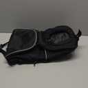 WOYYHO Pet Dog Carrier Backpack Small Dog Front Backpack Ventilated Mesh Dog Travel Back Pack with Safety Belt for Travel Hiking Cycling Outdoor Adventures (Size L: 10-14 lbs, Black)