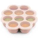 KeaBabies Silicone Food Freezer Trays with Lid, 2oz x 10 Pods Baby Food Storage Containers, Easy Puree Meal Prep, Breast Milk Silicone Freezer Molds, Dishwasher, Microwave Safe, BPA-Free Tray (Dusk)