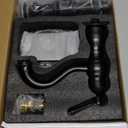 Oil Rubbed Bronze Bathroom Faucet GGStudy Bathroom Vanity Faucet Single Handle One Hole Bathroom Sink Faucet Basin Mixer Tap Matching Pop Up Drain with Overflow (Short)