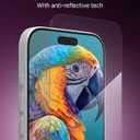 ZAGG XTR5 Screen Protector for iPhone 17 Pro - Glass, Blue Light Protection, 11X Stronger, Eyesafe CPF60 Tech, Anti-reflective Tech, Vibrant Color & Touch Sensitive Tempered Glass, Easy To Install