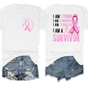 Breast Cancer Shirts for Women Pink Ribbon Breast Cancer Awareness TShirt Casual Inspirational Short Sleeve Tee Tops Medium