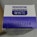 Sensodyne Clinical White Toothpaste Clinically Proven Whitening for Sensitive Teeth, Stain Protector, 3.4 oz x 3