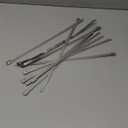 10Pcs Furniture Wall Anchors Metal Anti Tip Furniture Anchors for Baby Proofing Earthquake Straps for Bookshelf Dresser Cabinet