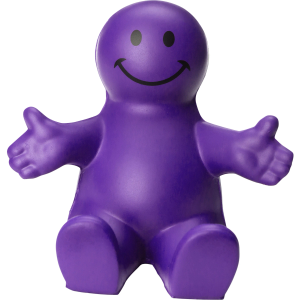 Squeezable Smile Phone Holder, Purple