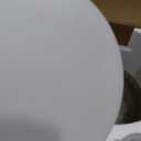 FUMLTP Ceiling Fans with Lights, 54inch RGB Low Profile Ceiling Fan with Light and Remote/App Control, Flush Mount, Dimmable, Reversible DC Motor, Noiseless, 6 Speeds Nickel Ceiling Fan for Bedroom