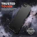 NTG Shockproof Designed for iPhone SE 2022 Case/iPhone SE 2020 Case, Heavy-Duty Tough Rugged Lightweight Slim Protective Case for iPhone SE/8/7-Black | Shockproof, Heavy-Duty, Tough, Rugged, Lightweight