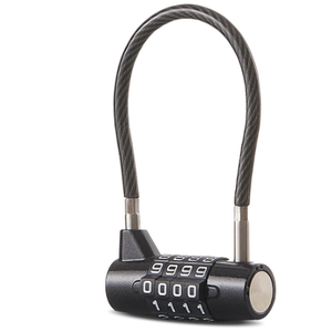 EASTDEER Combination Lock Cable Lock with 4 Digits Cabinet Lock with 3.5" Cable Length Twist 3.5" Length Durable Cable Ideal for lockers, Gym, Toolbox, Case Small Size Short Cable (3.5")