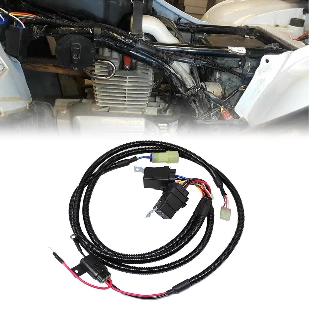 XQSMWF Shift Wiring Harness Kit Bypass Angle Sensor Shift Motor Computer Harness Compatible with Honda Foreman 450 ES Te 450ES Fe 1998-2004 Honda Rancher 350 ES Te Fe 2000-2006