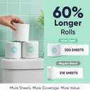 Save Trees Bamboo Toilet Paper - 12 Rolls Of Organic Toilet Paper, 3-ply, 300 Sheets Per Roll - PFAS Free, FSC Certified, Plastic Free, Vegan & Chemical Free Bamboo TP