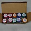 10PCS Round Teacher Stamps for Classroom-No Ink, Self-Inking Rubber Stamp for Grading Homework Behavior Stamp for Office Stationery Word Encouraging Comments Reward Supplies