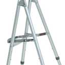 Folding Hemi Walker, Side Style One-Arm Adult Walker, Lightweight &Adjustable Height Mobility Aid for Seniors