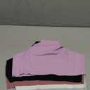 Altheanray Womens Underwear Bikini Silky Seamless Underwear for Women Panties Cheeky Hipster No Show Women's Underwear (Large, Purpleblack)