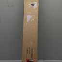 Muzilife 35.4" Large Floating Wall Ledge Shelves with Lip - Set of 2 Wood Floating Shelves - White Wall Mounted Picture Ledge for Office, Bathroom, Bedroom, Living Room, Kitchen