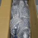 6 Pcs Plastic Goblets 7.5oz Vintage Goblet Plastic Wine Glasses Colored Retro Embossed Water Goblets for Wine Bar Juice Baby Shower Wedding Reception Grand Event Party (Blue)