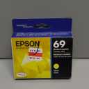EPSON 69 DURABrite Ultra Ink Yellow For CX-6000, CX-7000F, CX-7400, CX-8400, CX-9400, CX-9475, NX-400, NX-415, NX-510, NX-515, WF-1100, WF-500, WF-600, WF-610, WF-615 and other select models