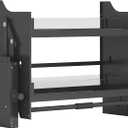 Pull Down Shelf Upper Kitchen Wall Cabinet Storage Organizer (30inch Cabinet) Black (30CRN)
