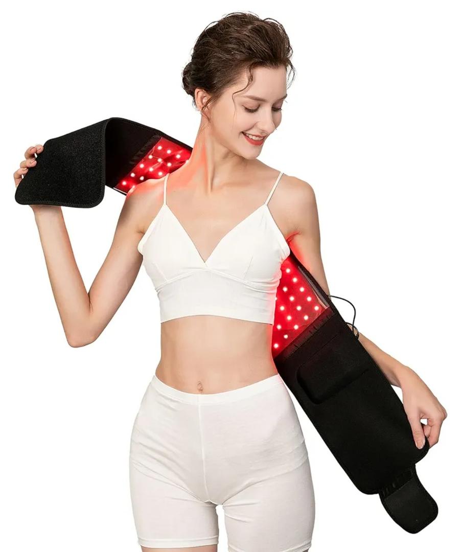 Red Light Therapy Belt, Infrared Light Therapy Wrap Red Light Therapy Device for Body with Timer for Back Shoulder Waist Muscle Pain Relief for Gift Women Men Gift