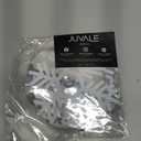 Juvale Christmas Snowflake Swirl Decorations for Holiday Party Decor (Silver, 30 Pack) - Hanging Snowflake Decorations - Silver Party