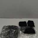 FASHEWELRY 100 Pack Black Drawstring Velvet Jewelry Dice Bags 2.8x2 inch Small Gift Bags Wedding Party Favor Candy Storage Present Packaging Pouches for Samll Business Selling