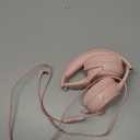 Kids Headphones with Microphone Foldable Stereo Tangle-Free 3.5mm Jack Wired Cord On-Ear Headset for Children/Teens/Boys/Girls/Smartphones/School/Kindle/Airplane Travel/Plane/Tablet (Pink)