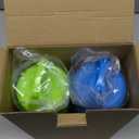 SELEWARE Portable Stackable Food Storage Containers for Snacks Formula Powder and Drinks Twist Lock System Airtight Leak-proof BPA and Phthalate Free Blue and Green