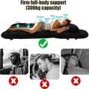 Onirii SUV Air Mattress Bed,Thickened Flocking Flocking Travel Camping Bed with 2 Pillows & Air Pump,Portable Inflatable Car Sleeping Mattress for SUV Trunk and Rear Seat