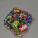 JOYIN Cartoon Cars, Soft Rubber Toy Car Set, Mini Vehicles, Bath Toy Car for Toddlers, Christmas Great Gift for Boys and Girls, Summer Beach and Pool Activity, Party Favors for Kids