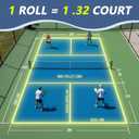 Pickleball Court Tape - 2" x 262 ft Professional Pickleball Marking Kit Yellow Tape for Temporary Court Lines with No Residue Durable Floor Marking Tape for Gym, Driveway, Backyard