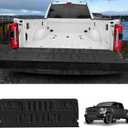 LASFIT Truck Tailgate Mat for Ford Super Duty F250 F350 F450 2026 2025 2024 2023 Truck Bed (Not Fit Optional with Tailgate Step) All Weather Protector TPE Tailgate Liner,1pc Black
