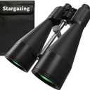 Stargazing Astronomy Binoculars 20x80, Heavy Duty Star Gazing Binoculars Kit for Adults High Powered, 80mm Large Clear View, Includes Tripod Adapter&Carrying Case